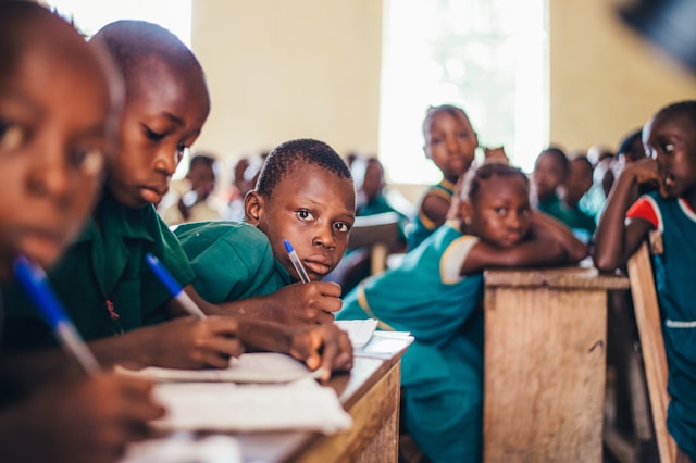 Children in classroom